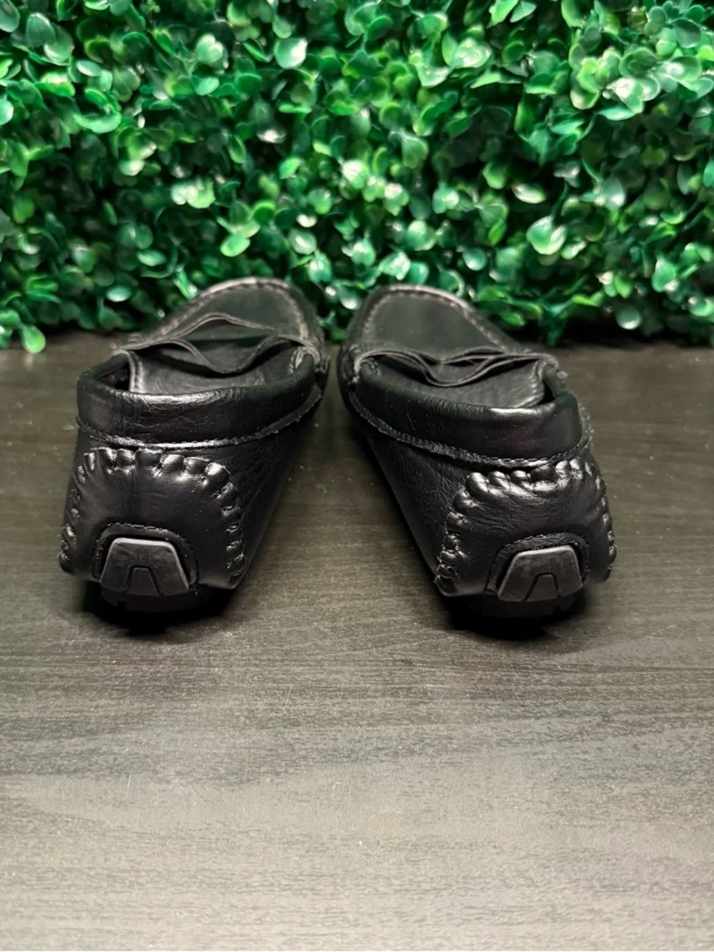 Kids Black Leather Loafer - Classic Slip-On Shoe